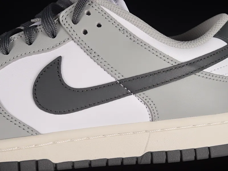 All categories Nk SB Dunk series Nk SB Dunk Low low-top sneakers M version pure original Nk Dunk Low "Light Smoke Grey" white gray SB low-top sports and leisure sneakers DD1503-117